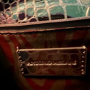 Antonio Melani metallic clutch